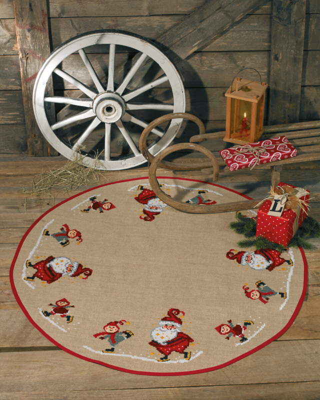 Borduurpakket Schaatsen 120 Ø