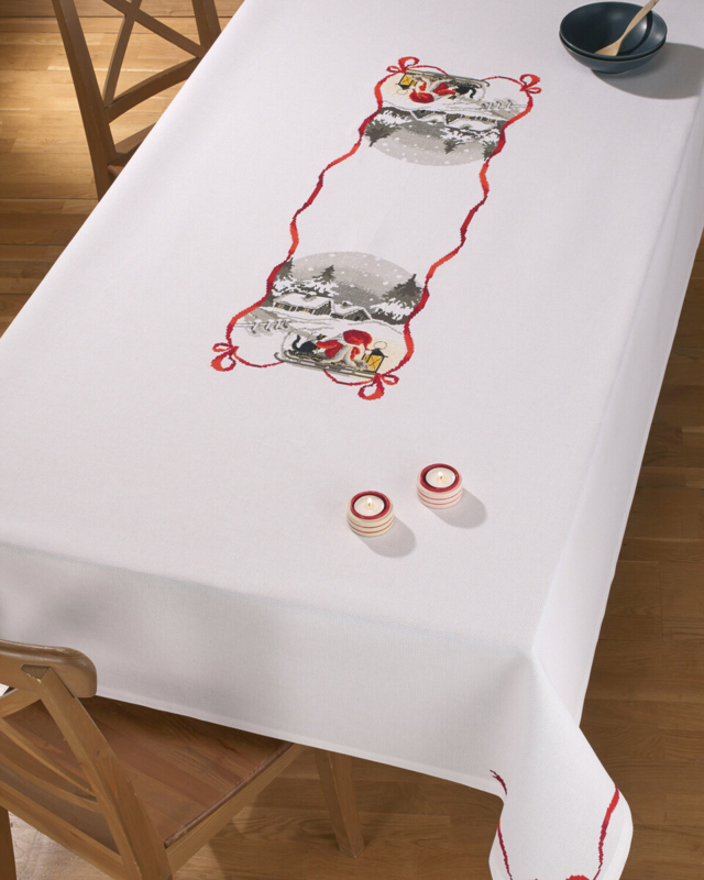 Borduurpakket Tomtenacht 140 x 230 cm