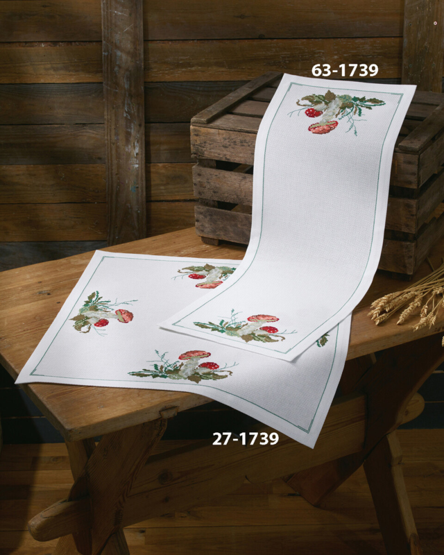 Borduurpakket Vliegenzwam 28 x 77 cm