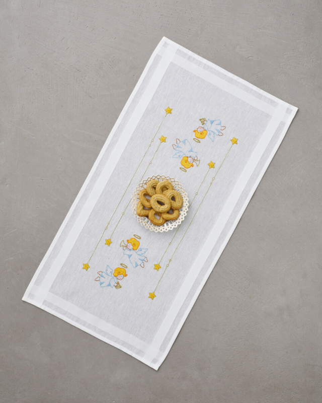 Borduurpakket Engelen 40x80 cm