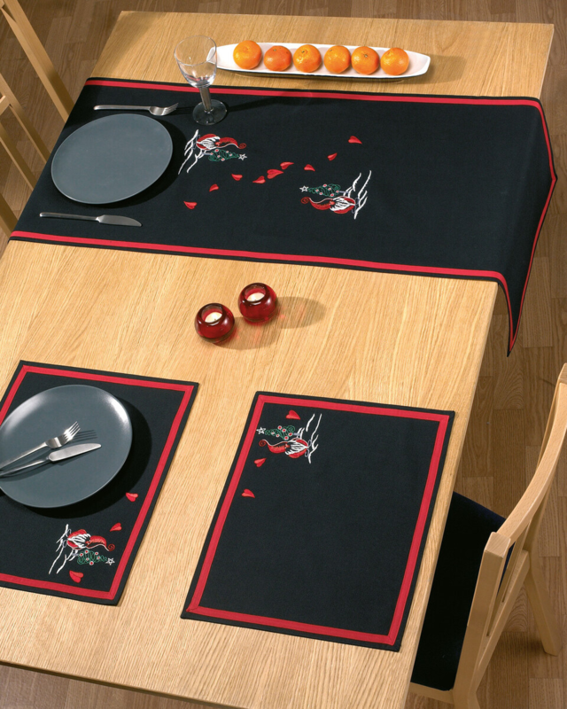 Borduurpakket Kabouter met Dennenboom 44 x 148 m/ 7511/30