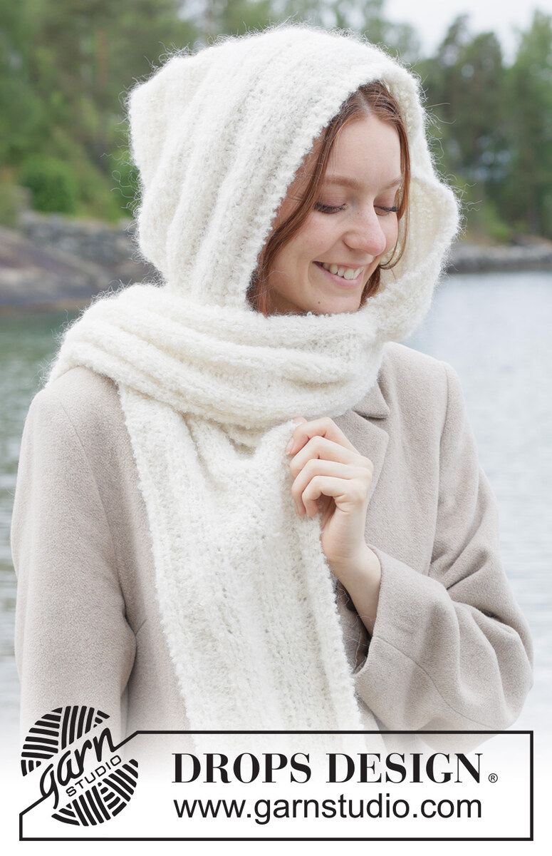 261-6 Robin's Bride Scarf by DROPS Design