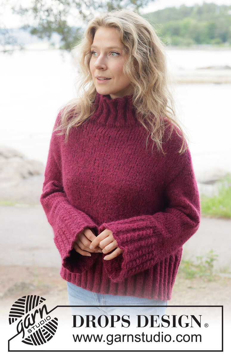 264-22 Cherry Hill Sweater by DROPS Design