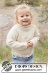 50-19 Little Snow Sweater by DROPS Design