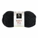 Gjestal Baby Ull 0090 Sorteren