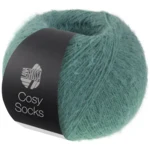 Lana Grossa Cosy Socks 06 Saliegroen