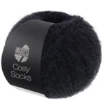 Lana Grossa Cosy Socks 18 Zwart