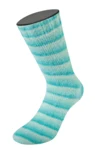 Lana Grossa Cosy Socks Soft Stripes 102 Jade/lichtgroen/witgroen/gebroken wit