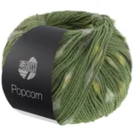 Lana Grossa Popcorn 15 Groen/gebroken wit/beige/pistache/donkergrijs