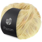 Lana Grossa Popcorn 01 Vanille/beige/geel/oranje