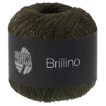 Lana Grossa Brillino 52 Zwart/Bruin