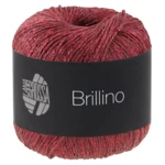 Lana Grossa Brillino 49 Donkerrood