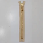 YKK Vaste Rits, Messing, 4 mm 572 Zand