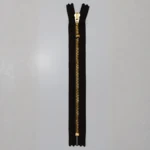 YKK Vaste Rits, Messing, 4 mm 570 Bruin