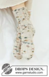 265-30 Spotted Sandstone Socks by DROPS Design