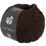 Lana Grossa Cool Merino 44 Donker grijsbruin