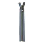 YKK Deelbare Metalen Rits 4 mm (25-65 cm) 578 Grijs, Antiek messing