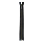 YKK Deelbare Metalen Rits 4 mm (25-65 cm) 580 Zwart, Antiek messing