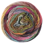 Lana Grossa Colorissimo 217 Limoen/Olijfgroen/Lichtgrijs/Donkergrijs/Grijsblauw/Taupe/Grijsbruin/Grijspaars/Roze/Donkergroen