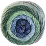 Lana Grossa Cool Wool Big Color 4038 Groengrijs/lichtgrijs/donkergrijs/antraciet/leigrijs