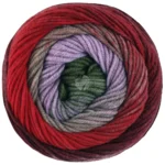 Lana Grossa Cool Wool Big Color 4045 Bordeaux/rood/taupe/beige/lila/mosgroen