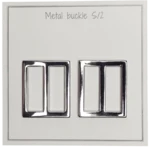 Go Handmade Metalen Gesp 31 x 28 mm, Zilver