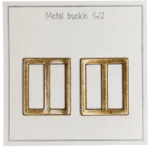 Go Handmade Metalen Gesp 31 x 28 mm, Brons