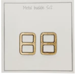 Go Handmade Metalen Gesp 25 x 19 mm, Brons