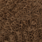 Alpaca Bouclé Chokolade (Uni Colour)
