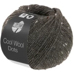 Lana Grossa Cool Wool Dots 10 Donkergrijs