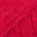 DROPS BRUSHED Alpaca Silk 07 Rood (Uni colour)