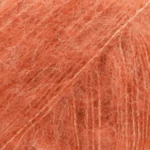 DROPS BRUSHED Alpaca Silk 22 Lichte roest (Uni colour)