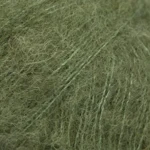 DROPS BRUSHED Alpaca Silk 32 Mosgroen (Uni colour)