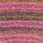 DROPS Fabel Long Print 655 Rozenhout