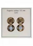 Go Handmade Magnetische Knopen 20 mm (2 stuks) Goud