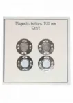 Go Handmade Magnetische Knopen 20 mm (2 stuks) Zilver