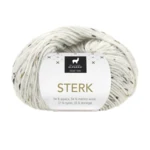 Du Store Alpakka Sterk 929 Witte tweed