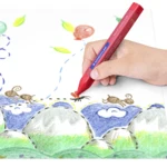 STAEDTLER Noris Club jumbo 229 Waskrijt, 12 stuks – Toepassing