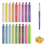 STAEDTLER Buddy 3-in-1 kleurpotloden, 18 stuks – Inhoud