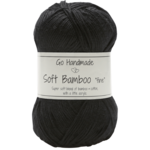 Go Handmade Soft Bamboo Fine 17424 Zwart