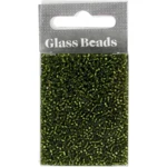 Rocailles, glaskralen 1,7 mm Gras groen