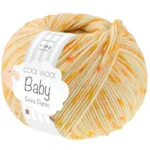 Lana Grossa Cool Wool Baby 374 Citrusgeel/Geel/Turkoois/Meigroen