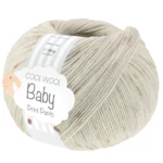 Lana Grossa Cool Wool Baby 376 Zilvergrijs/Taupe/Lichtgrijs
