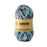 Navia Sock Yarn 521 Blauw gevlekt