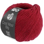 Lana Grossa Cool Wool Big 1701 Kersenrood gemêleerd