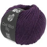 Cool Wool Big 1604 Donkerpaars gemêleerd