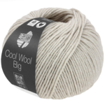 Lana Grossa Cool Wool Big 1691 Greige gemêleerd