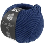 Lana Grossa Cool Wool Big 1704 Donkerblauw gemêleerd