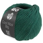 Lana Grossa Cool Wool Big 1705 Donkergroen gemêleerd