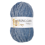 Viking Pleddgarn 721 Wit/blauw